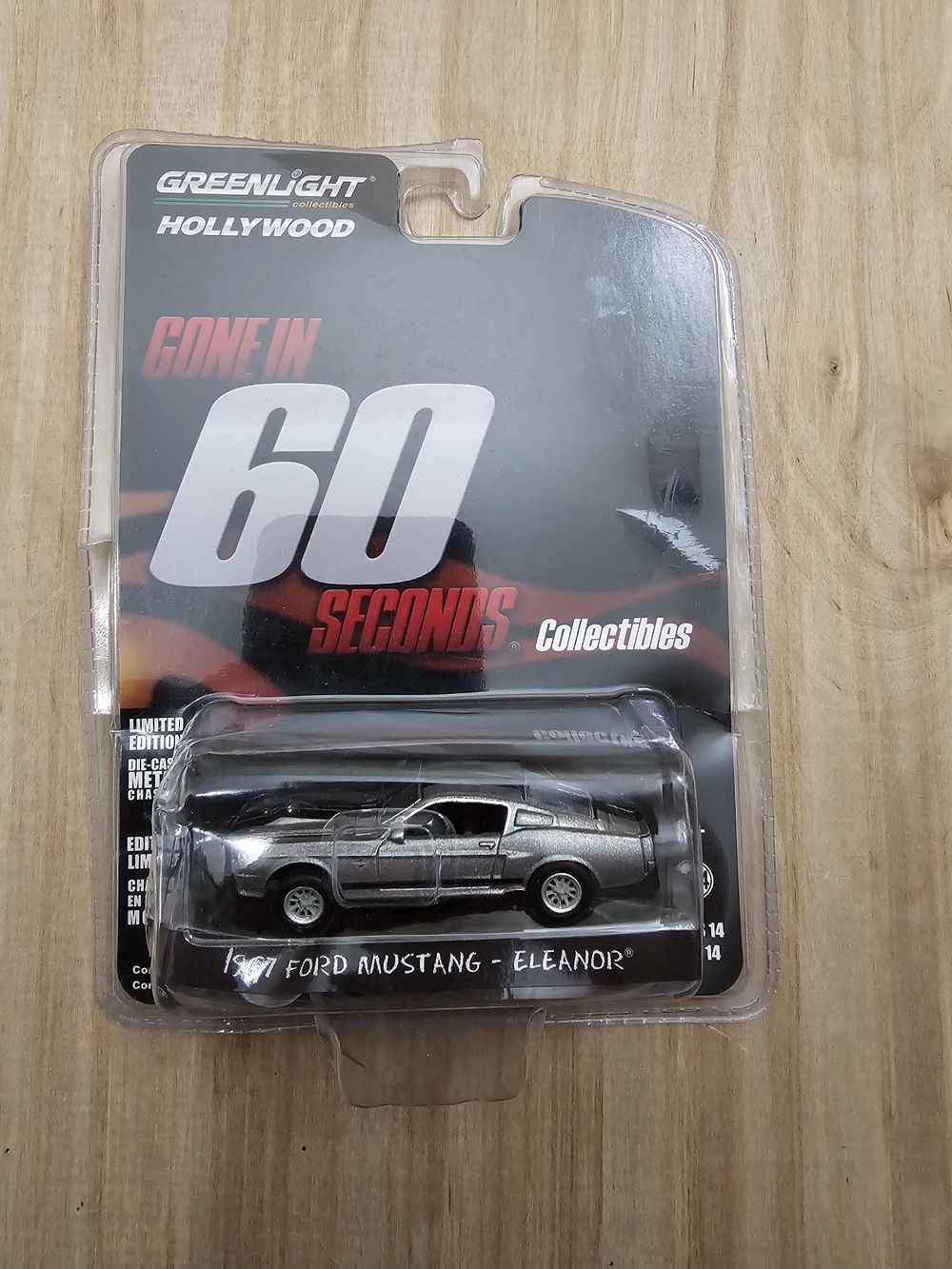 Greenlight Hollywood Gone In 60s 1967 Ford Mustang Eleanor Die-Cast Car - Silver